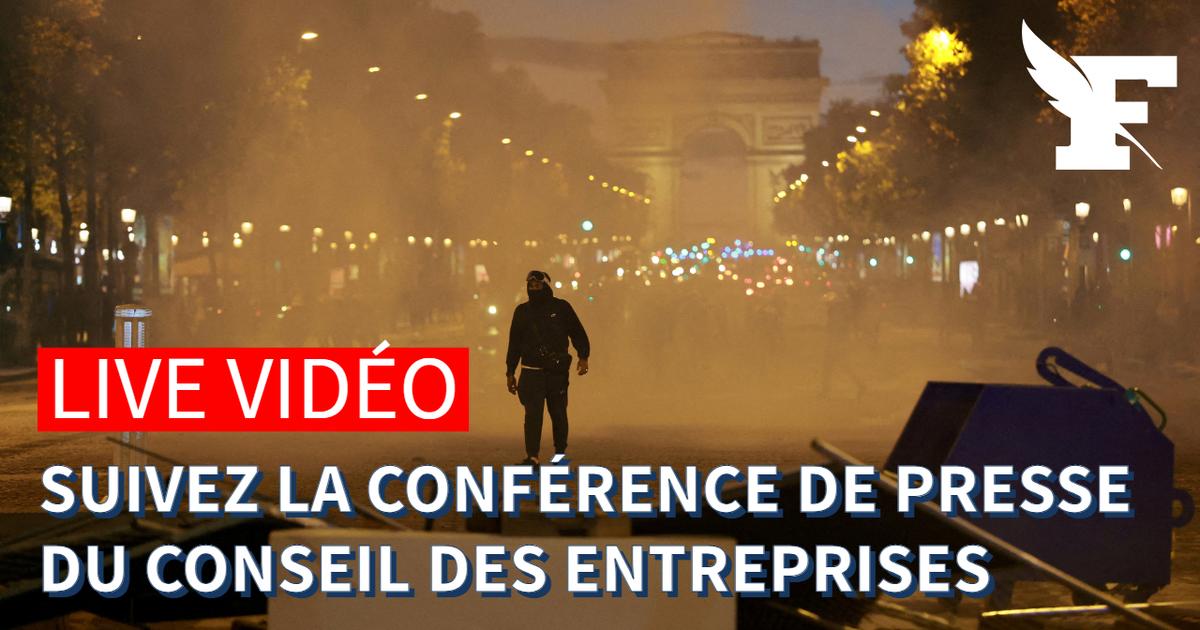 Pillages du 17 octobre: suivez en direct la conférence de presse du Conseil des entreprises à Bercy