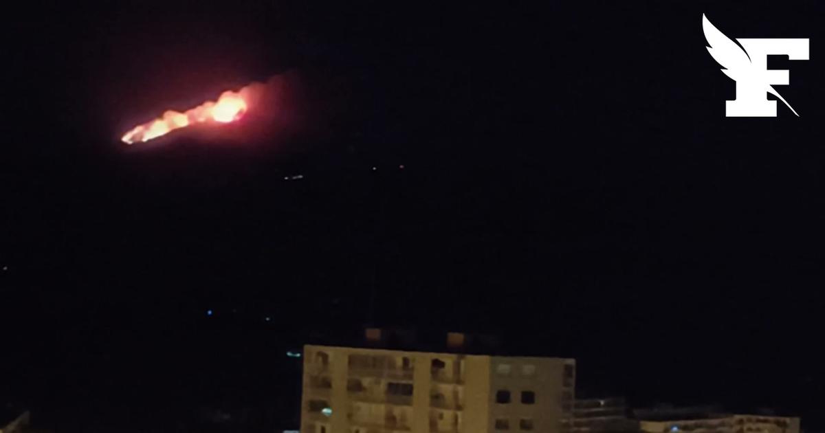 Corse: les images d'un nouvel incendie provoqué vraisemblablement par la foudre