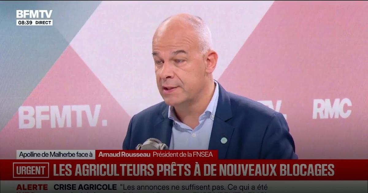 17 octobre : en «pleine période du boulot», les agriculteurs de la FNSEA «n'y serons pas», affirme Arnaud Rousseau