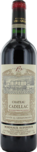 Château Cadillac Cuvée J.J Lesgourgues, Vin Rouge