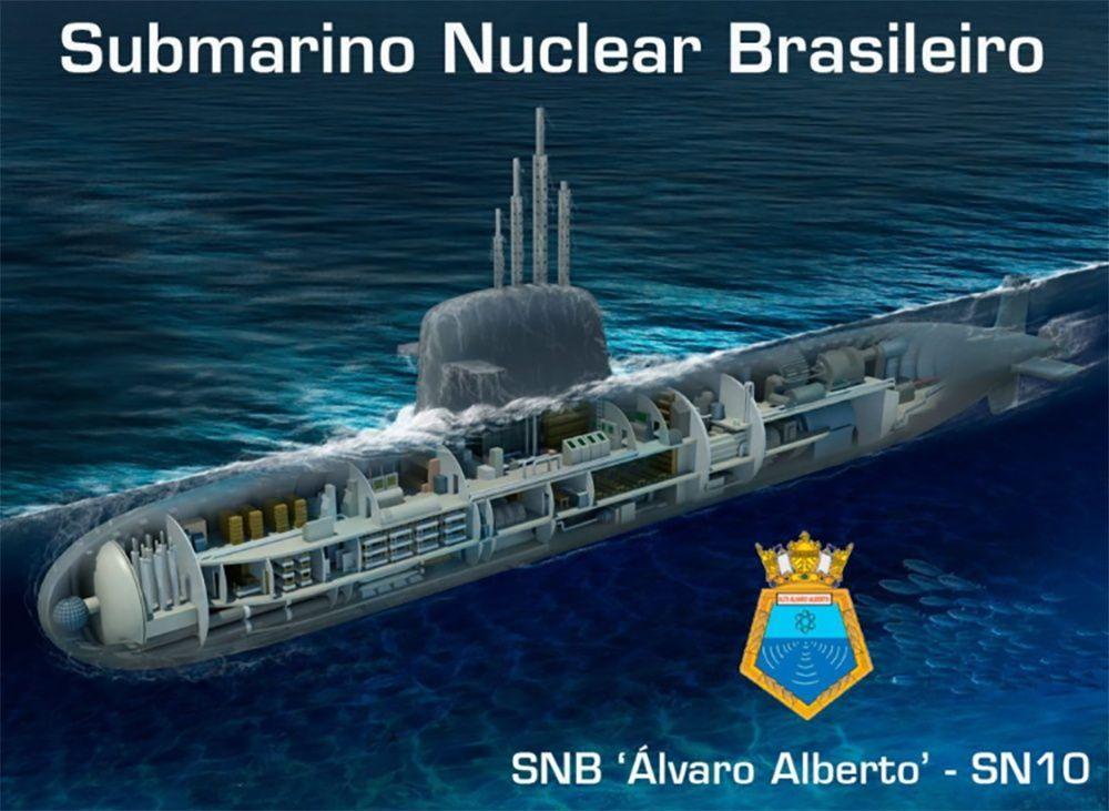 Faisant environ 100 mètres de long, le futur sous-marin nucléaire brésilien devrait dépasser ceux de la classe Scorpène d’une trentaine de mètres. Photo : DR

