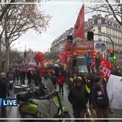 Grève: nouvelle manifestation contre la réforme des retraites à Paris