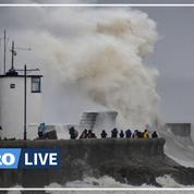 Tempête Dennis: l'Angleterre touchée par des vents à plus de 100 km/h