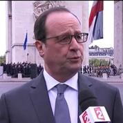 Commémoration du 8-mai: Le mal peut se reproduire sous d’autres visages, insiste Hollande