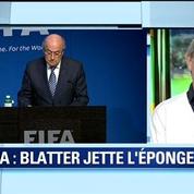 Démission de Blatter: les affaires se rapprochent de lui, dit Jean-Michel Larqué
