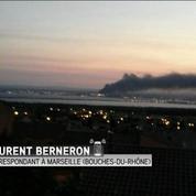 Un site pétrochimique touché par un incendie près de Marignane