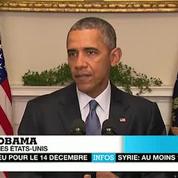 Barack Obama salue l'adoption de l'accord de Paris