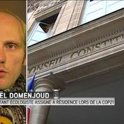 Joël Domenjoud, militant écologiste assigné à résidence lors de la COP21, va saisir la Cour européenne des Droits de l'Homme...