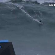 Portugal : ils essaient de surfer sur les vagues monstrueuses de Nazaré