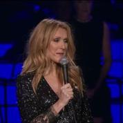 Céline Dion remonte sur scène à Vegas et rend hommage à son défunt mari