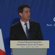 Valls : «L'antisionisme est le synonyme de l'antisémitisme»