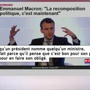 Emmanuel Macron affirme ne pas être l'obligé de François Hollande