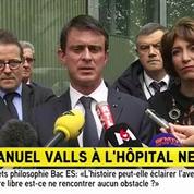 Manuel Valls à l’hôpital Necker dégradé par des casseurs