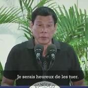 Le président philippin se compare à Hitler