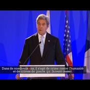 John Kerry accuse le régime syrien de « crime contre l'humanité » à Alep