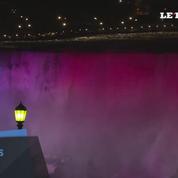 Le spectacle fascinant des chutes du Niagara illuminées