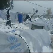 Froid : des vidéos témoignent des conditions de vie difficiles dans un camp de migrants en Grèce