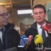 Valls réagit à la gifle qu'il a reçue à Lamballe (Bretagne)