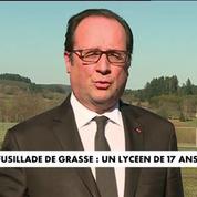 Grasse : Hollande justifie l'état d'urgence
