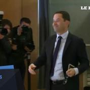 Benoît Hamon a voté à Trappes