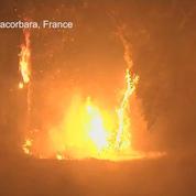 Incendie en Haute-Corse : 1500 hectares parcourus, 700 personnes évacuées