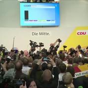 Élections législatives en Allemagne : les partisans de la CDU exultent à l'annonce des résultats