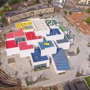 Un bâtiment Lego en forme de briques ouvre au Danemark