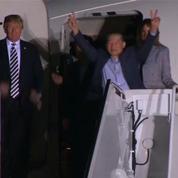 Trois prisonniers américains libérés de Corée du Nord
