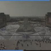Louvre : un collage géant pour les 30 ans de la pyramide