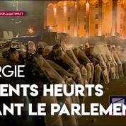 Géorgie : 70 blessés après de violents affrontements devant le Parlement