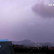 Un orage impressionnant au Pays basque