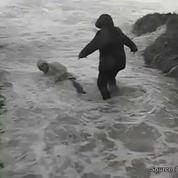 Un couple emporté par les vagues dans le Finistère
