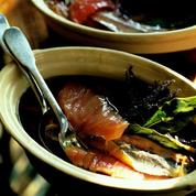 Filets de hareng et saumon marinés