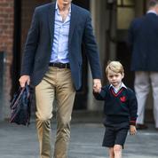 Les photos de la rentrée scolaire du prince George, sans Kate Middleton