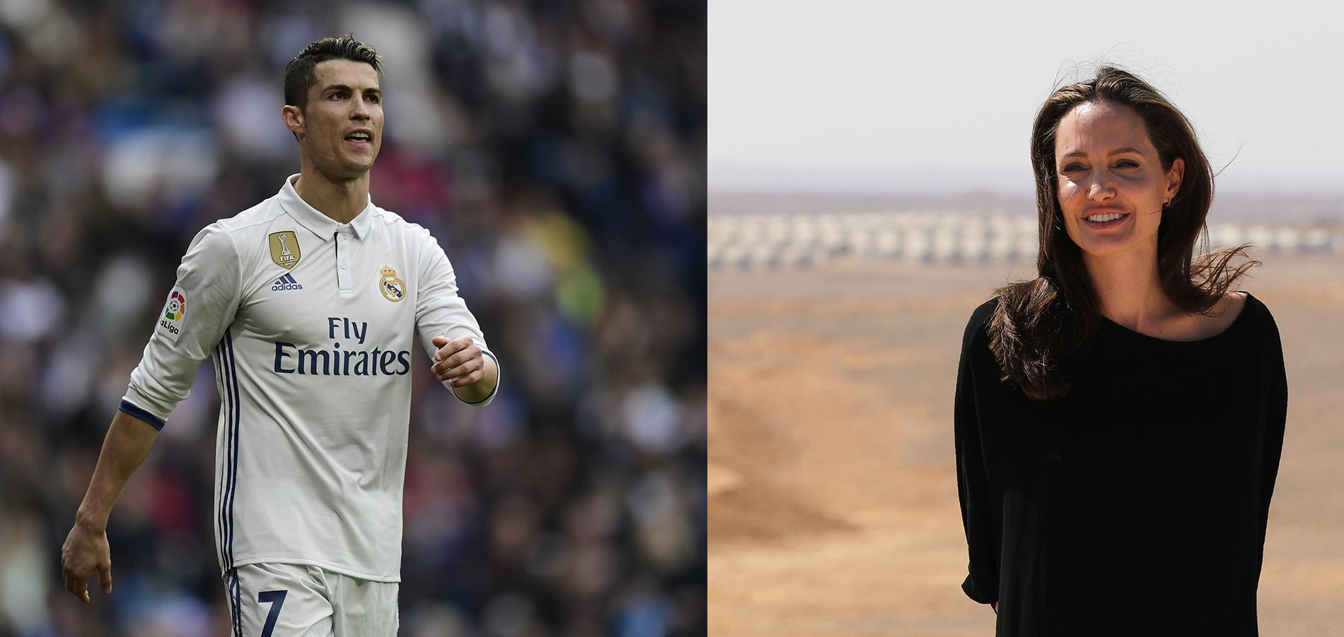 Cristiano Ronaldo ve Angelina Jolieden sürpriz Cristiano Ronaldo ve Angelina Jolieden sürpriz