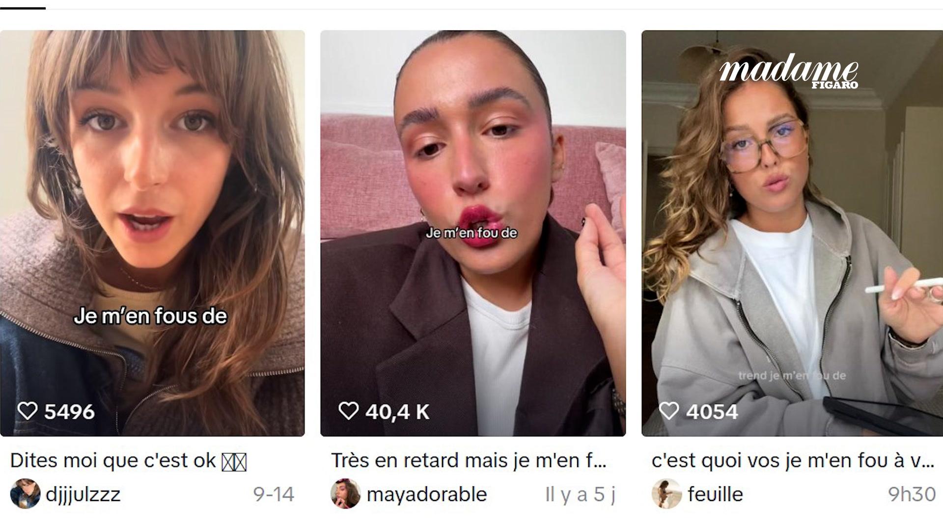 «Je m’en fous» : quelle est cette nouvelle tendance qui envoûte TikTok
