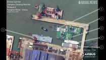 Un journaliste américain découvre sur une image satellite un inédit porte-drones chinois