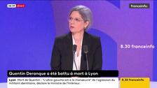 Mort de Quentin à Lyon : «Nous avons besoin (...) de militants antifascistes», affirme Sandrine Rousseau