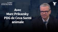 Marc Prikazsky, PDG de Ceva Santé animale est l'invité d'Esprit d'entreprise