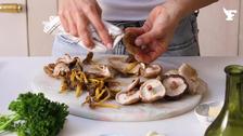 Recette de cuisine : la poêlée de champignons