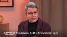 Dans des gares, des QR code remplacent les agents