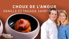 La recette des choux de l'amour vanille-tagada pour la Saint-Valentin