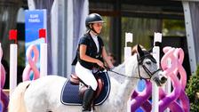 À 14 ans, Giulia Sarkozy relève le défi du Longines Paris Eiffel Jumping