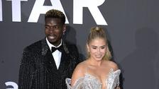 Paul Pogba et sa compagne Zulay Ă l'AMfar