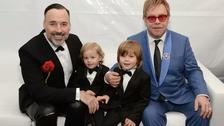 La rare apparition des deux fils d'Elton John à Venise