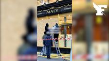 17 octobre : des commerces se barricadent en prévision de la mobilisation