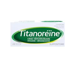Titanoreine, suppositoire, boîte de 1 film thermosoudé de 12