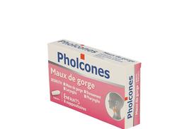 Pholcones bismuth enfants, suppositoire, boîte de 2 films thermosoudés de 4