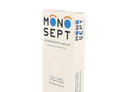 Monosept 0,25 pour mille 0,1 mg/0,4 ml collyre boîte de 30 récipients unidoses de 0,40 ml