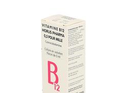 Vitamine b 12 horus pharma 0,5 pour mille, collyre en solution, flacon de 5 ml